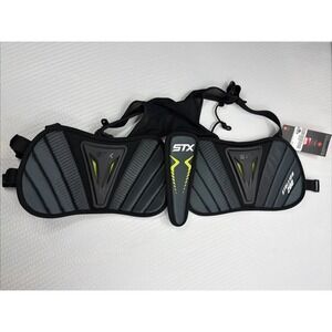 STX Stallion 200 Lacrosse Rib Pad Protector Black Grey X-small NEW NWT